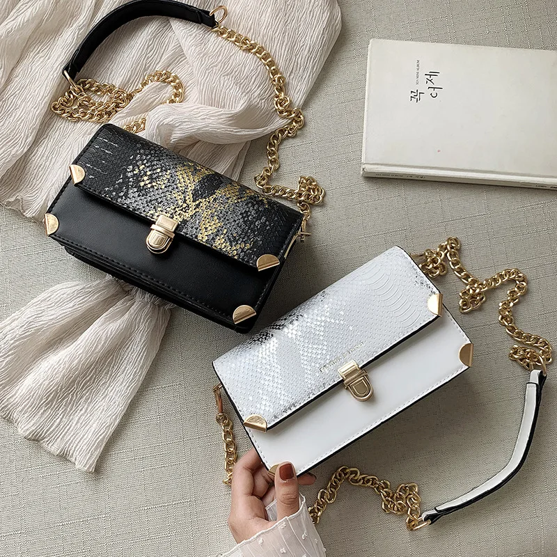 JI HAO Brand Design Shoulder Bags PU Leather Crossbody Bag For Women Fashion Simple Serpentine Small Bag Ladies Chains Flap Bags
JI HAO Brand Design Shoulder Bags PU Leather Crossbody Bag For Women Fashion Simple Serpentine Small Bag Ladies Chains Flap Bags