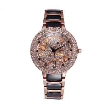 Women's watches New Style Black Ceramic Quartz Watches Fashion Ladies Crystal Wristwatch Luxury Women Diamond Clock
Women's watches New Style Black Ceramic Quartz Watches Fashion Ladies Crystal Wristwatch Luxury Women Diamond Clock