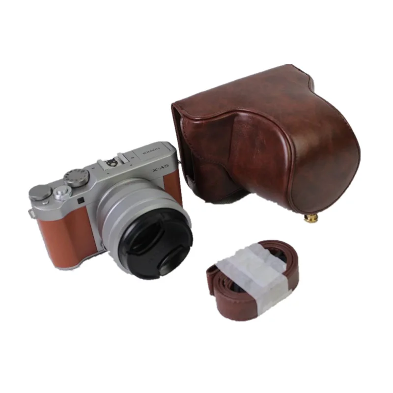Camera PU Leather Case For Fujifilm Fuji XA5 X-A5 XA20 X-A20 15-45mm Lens Camera Cover With Shoulder Strap
Camera PU Leather Case For Fujifilm Fuji XA5 X-A5 XA20 X-A20 15-45mm Lens Camera Cover With Shoulder Strap