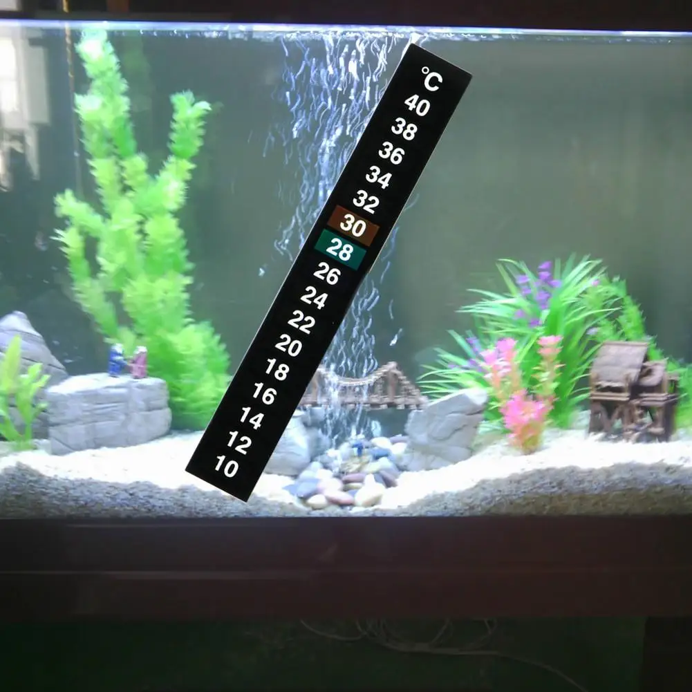 Aquarium Fish Tank Dual Scale Liquid Thermometer Temperature Sticker Stick-on Fahrenheit Digital LCD Adhesive Strip Sticky #
Aquarium Fish Tank Dual Scale Liquid Thermometer Temperature Sticker Stick-on Fahrenheit Digital LCD Adhesive Strip Sticky #