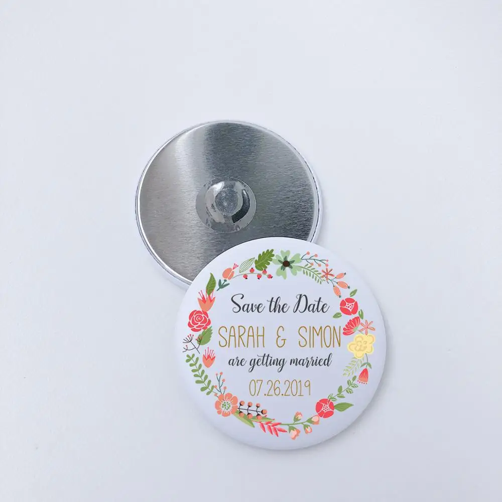 100pcs Custom Save The Date Magnets Wedding Invitation Fridge Magnet Personalized Wedding Save the Date Round Magnet 58mm 2.25"
100pcs Custom Save The Date Magnets Wedding Invitation Fridge Magnet Personalized Wedding Save the Date Round Magnet 58mm 2.25"