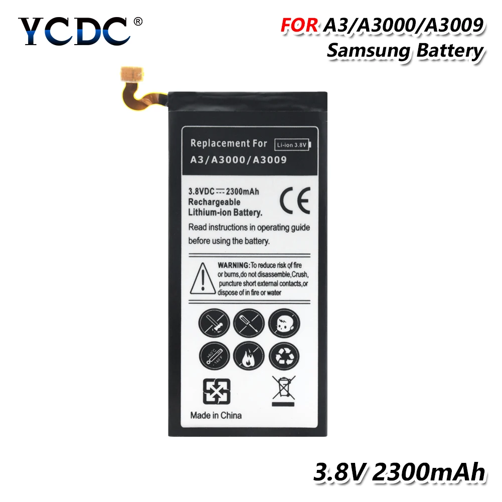 Replacement Battery For Samsung Galaxy A3 (2015) A300 A3009 A300H A300F A300G Phone Rechargeable Battery
Replacement Battery For Samsung Galaxy A3 (2015) A300 A3009 A300H A300F A300G Phone Rechargeable Battery