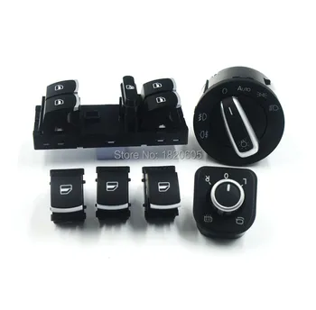 6Pcs Chrome headlight Mirror Window Switch VW Passat B6 Tiguan Jetta Golf MK5 MK6 CC 5ND941431A 5ND959857 5ND959855 5ND959565A
6Pcs Chrome headlight Mirror Window Switch VW Passat B6 Tiguan Jetta Golf MK5 MK6 CC 5ND941431A 5ND959857 5ND959855 5ND959565A