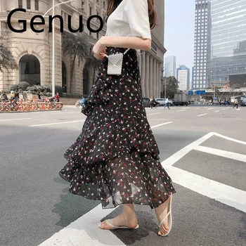 2019 Summer Women Midi Skirts Korean Boho Bohemian Ruffles Ladies Beach Holiday Polka Dot Layer Flare High Waist Skirt For Women
2019 Summer Women Midi Skirts Korean Boho Bohemian Ruffles Ladies Beach Holiday Polka Dot Layer Flare High Waist Skirt For Women