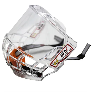 GY PC018 Whole PC Injection Ice Hockey Mask Helmet Cage Strong Impact Resistance Anti-Fog on Both Sides View Sweeping Free size
GY PC018 Whole PC Injection Ice Hockey Mask Helmet Cage Strong Impact Resistance Anti-Fog on Both Sides View Sweeping Free size