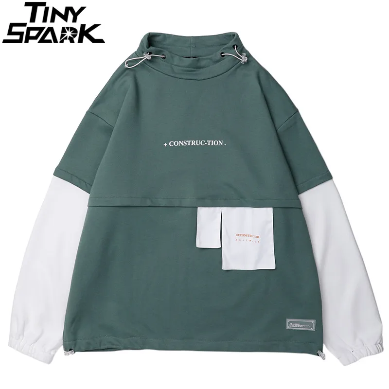 Men Hip Hop Sweatshirt Pullover 2019 Harajuku Hoodie Streetwear Cotton Color Block Patchwork Korean Style Sweat Shirt Autumn New
Men Hip Hop Sweatshirt Pullover 2019 Harajuku Hoodie Streetwear Cotton Color Block Patchwork Korean Style Sweat Shirt Autumn New