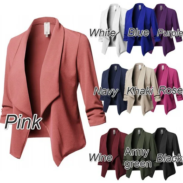 Womens Jacket Notched Long Sleeve Autumn Solid Color Casual Streetwear Coat Jacket Style Streetwear Womens Jackets and Coats
Womens Jacket Notched Long Sleeve Autumn Solid Color Casual Streetwear Coat Jacket Style Streetwear Womens Jackets and Coats
