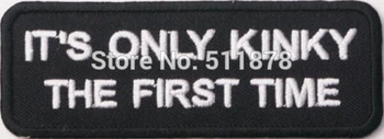 3.93" IT'S ONLY KINKY THE FIRST TIME Chopper Outlaw MC Embroidered Motorcycle Biker Vest Patch IRON ON Badge emblem
3.93" IT'S ONLY KINKY THE FIRST TIME Chopper Outlaw MC Embroidered Motorcycle Biker Vest Patch IRON ON Badge emblem