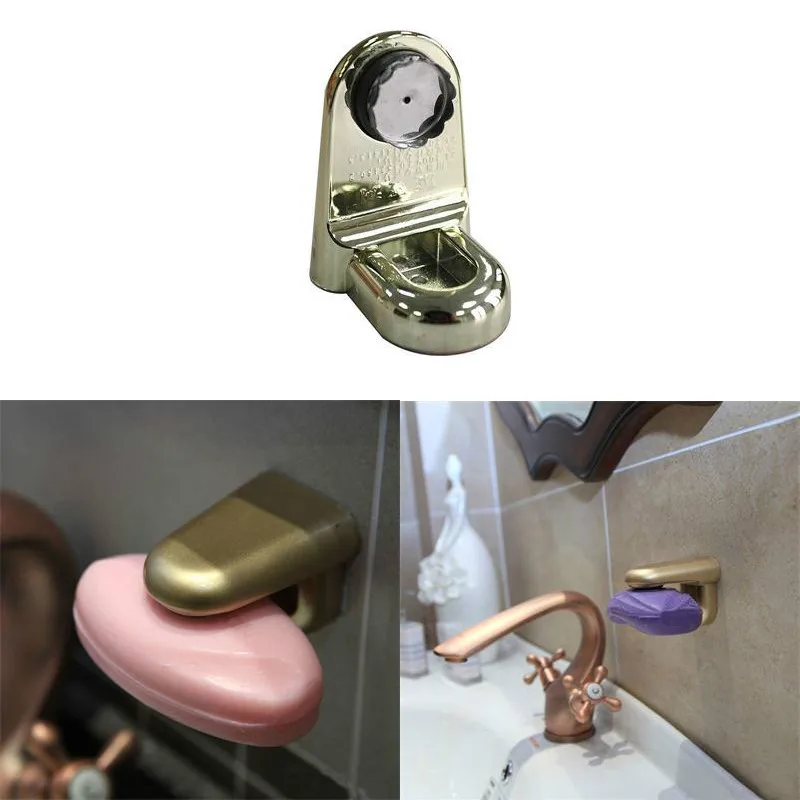 Golden Household Magnetic Soap Holder Powerful Suction Cup Wall-mounted Soap Box Kitchen Bathroom Soap Hanger Dishes
Golden Household Magnetic Soap Holder Powerful Suction Cup Wall-mounted Soap Box Kitchen Bathroom Soap Hanger Dishes