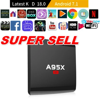 

A95X R1 Android TV BOX Android 7.1 OS Amlogic S905W TV Box 4K 1G/2G 8G/16G Quad Core 4K HDMI 2.4G Wifi Smart TV Box Media Player