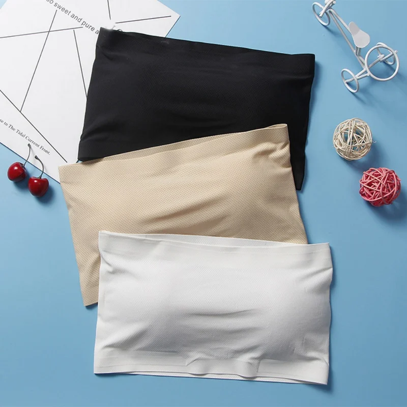 White Black Breathable Solid Boob Tube Tops Women Removable Chest Pad Simple Soft Lingerie Crop Wrap Top Underwear Bra
White Black Breathable Solid Boob Tube Tops Women Removable Chest Pad Simple Soft Lingerie Crop Wrap Top Underwear Bra