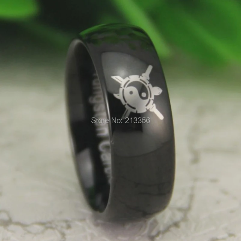 Free Shipping!USA Hot Sales E&C TUNGSTEN JEWELRY GOOD QUALITY 8MM BLACK Teenage Mutant Ninja Turtles NICE TUNGSTEN WEDDING RING
Free Shipping!USA Hot Sales E&C TUNGSTEN JEWELRY GOOD QUALITY 8MM BLACK Teenage Mutant Ninja Turtles NICE TUNGSTEN WEDDING RING