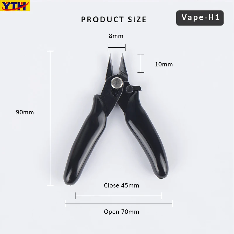 YTH mini pliers 3.5 inch Diagonal Side Cutting Pliers Wire Cable Cutting Cutter Scissor for DIY Heating Wires Durable Hand tool
YTH mini pliers 3.5 inch Diagonal Side Cutting Pliers Wire Cable Cutting Cutter Scissor for DIY Heating Wires Durable Hand tool