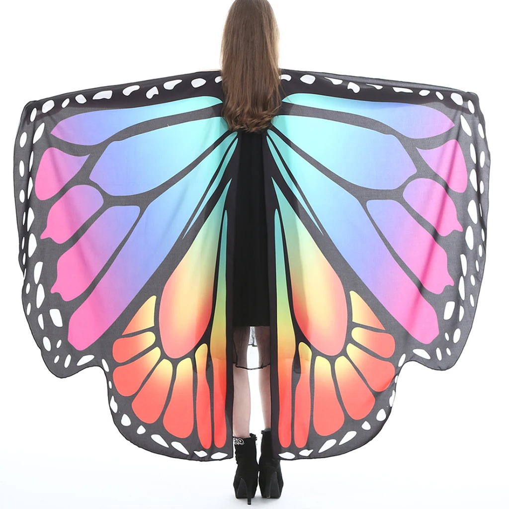 Colorful Rainbow Butterfly Wings Belly Dance Shawl Scarves Beach Wrap Fancy Dress Party Stage Performance Cosplay Props
Colorful Rainbow Butterfly Wings Belly Dance Shawl Scarves Beach Wrap Fancy Dress Party Stage Performance Cosplay Props