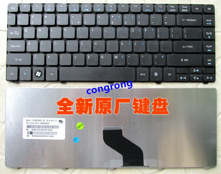 Клавиатура Eglish для ноутбука ACER Aspire 4741 4741g 4736 4738zg 4750 D640 4540 4746, клавиатура с американской раскладкой
Клавиатура Eglish для ноутбука ACER Aspire 4741 4741g 4736 4738zg 4750 D640 4540 4746, клавиатура с американской раскладкой