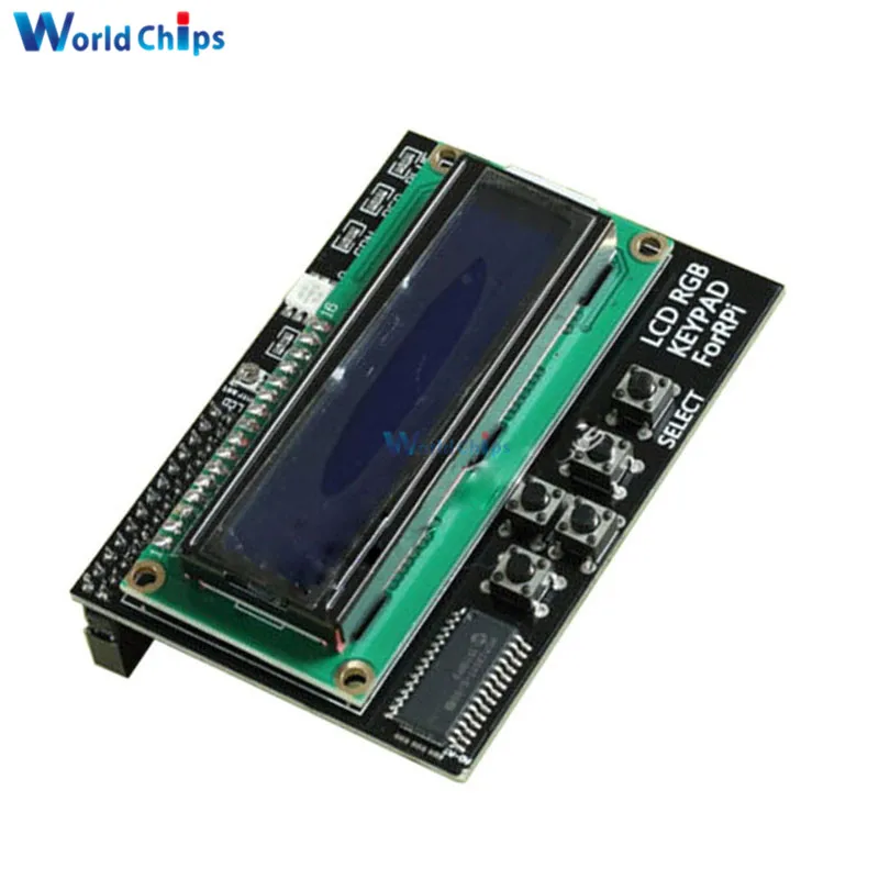 Digital 1602 16x2 RGB Blue Backlight Character LCD Display Shield Expansion Board I2C IIC Interface For Raspberry Pi B+B
Digital 1602 16x2 RGB Blue Backlight Character LCD Display Shield Expansion Board I2C IIC Interface For Raspberry Pi B+B