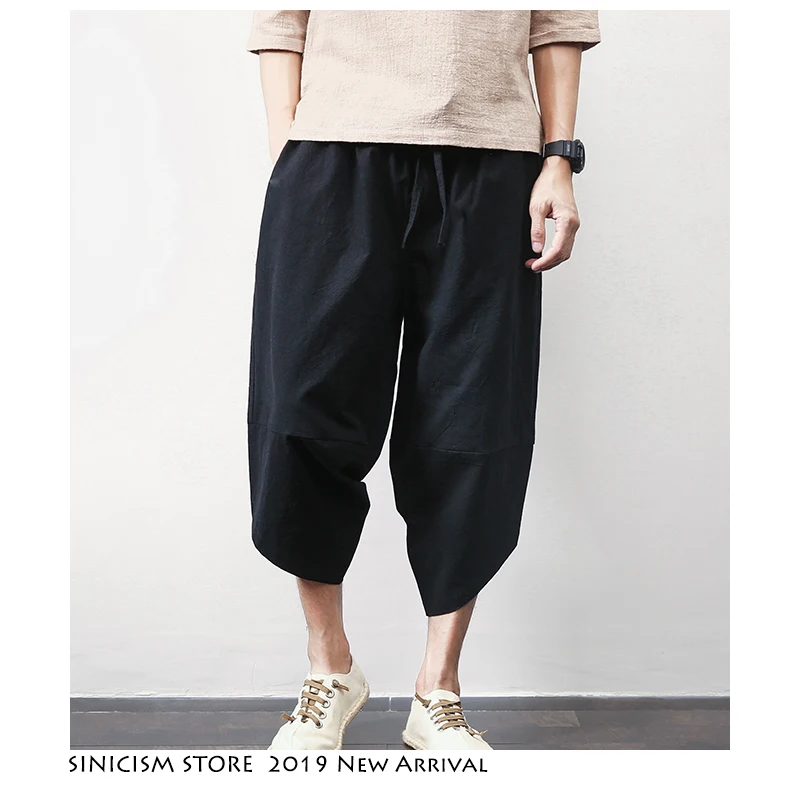 Sinicism Store Men 2019 Streetwear Joggers Mens Summer Track SweatPants Male Casual Caif-length Pants Cotton Linen Harem Pants
Sinicism Store Men 2019 Streetwear Joggers Mens Summer Track SweatPants Male Casual Caif-length Pants Cotton Linen Harem Pants