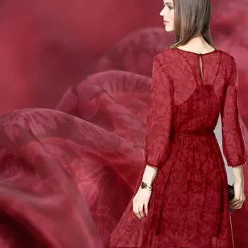 Winning Red Wine Silk Organza Thinning Silk Fabric Silk Clothing Fabric Free Shipping
Winning Red Wine Silk Organza Thinning Silk Fabric Silk Clothing Fabric Free Shipping