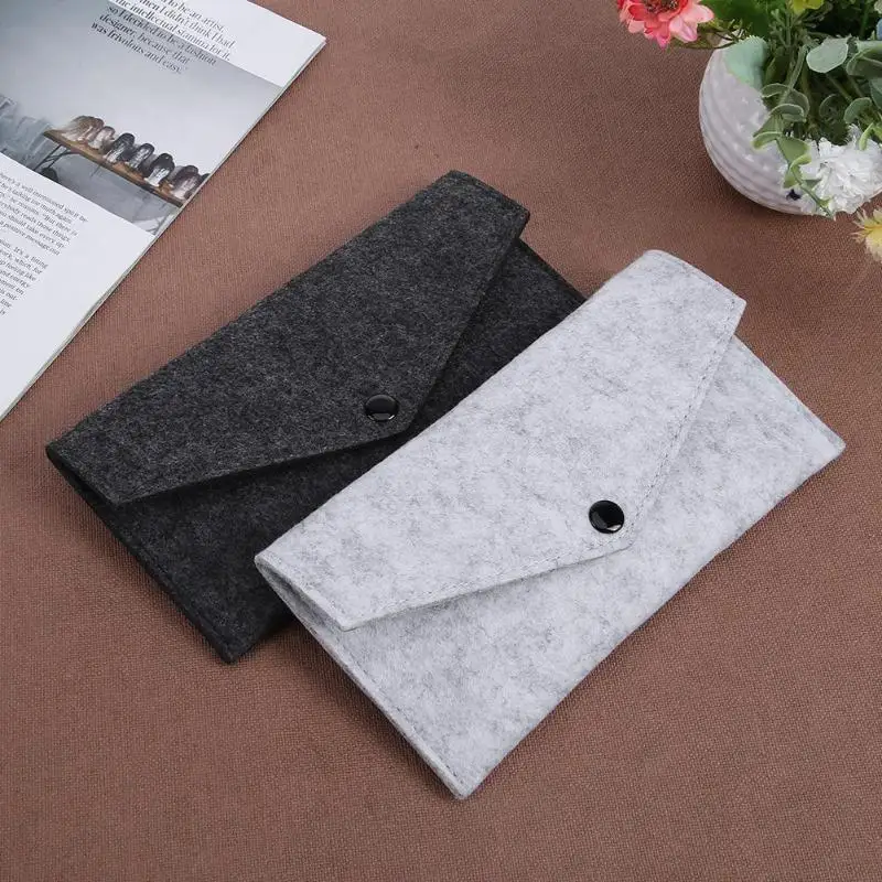 Minimalist Wool Felt Pencil Cases Bags Multifunctional Pen Stationery Pouch Purse Storage Bag Office School Supplies Black Grey
Minimalist Wool Felt Pencil Cases Bags Multifunctional Pen Stationery Pouch Purse Storage Bag Office School Supplies Black Grey