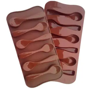 Spoons Shaped Chocolate Mold Food Grade Silicone Chocolate Mold Silicone Ice Trays Mould D504
Spoons Shaped Chocolate Mold Food Grade Silicone Chocolate Mold Silicone Ice Trays Mould D504