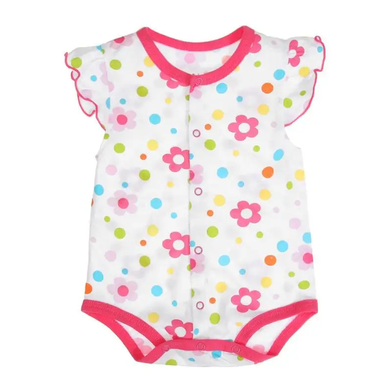 Summer Baby Girls Short Sleeve Cartoon Floral Fruit Print Cotton Bodysuit Newborn O-Neck Buttons Down Open Jumpsuit
Summer Baby Girls Short Sleeve Cartoon Floral Fruit Print Cotton Bodysuit Newborn O-Neck Buttons Down Open Jumpsuit