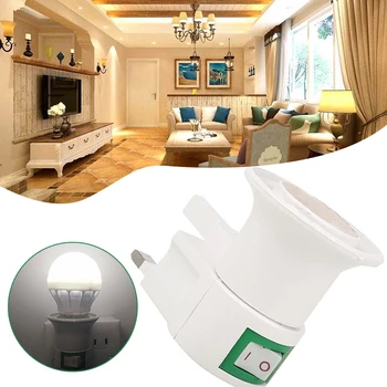 Premium Durable Bulb Converter Bulb Adapter UK Plug E27 with on OFF Switch Socket Accessory LED Light Lamp Holder
Premium Durable Bulb Converter Bulb Adapter UK Plug E27 with on OFF Switch Socket Accessory LED Light Lamp Holder