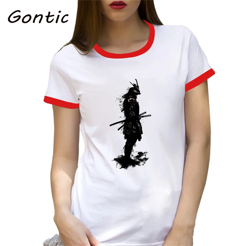 Armored Samurai black print women t shirt aesthetic summer short sleeve white art gothic top female street wear harajuku clothes
Armored Samurai black print women t shirt aesthetic summer short sleeve white art gothic top female street wear harajuku clothes