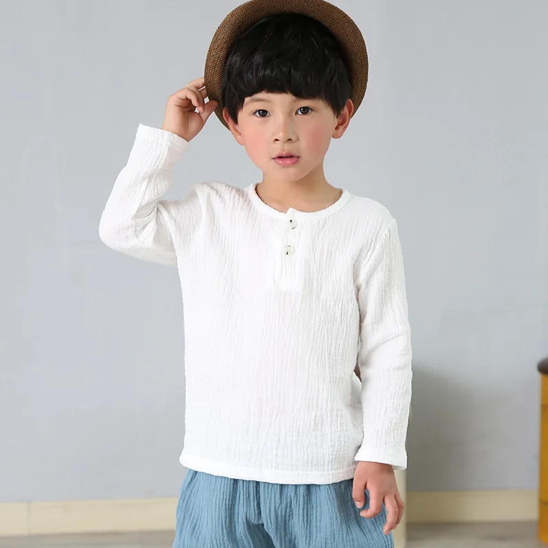 inlovill 2016 fanshion linen pleated solid color long sleeve tops children t-shirts Autumn baby girls boys clothes for t-shirts
inlovill 2016 fanshion linen pleated solid color long sleeve tops children t-shirts Autumn baby girls boys clothes for t-shirts