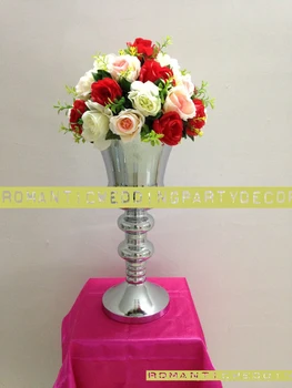 10 PCS 48cm /18.9" Silver Wedding Table centerpiece Flower vase Wedding Table Decoration
10 PCS 48cm /18.9" Silver Wedding Table centerpiece Flower vase Wedding Table Decoration