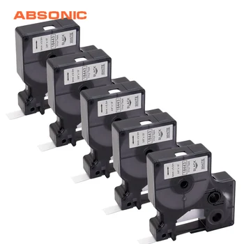Absonic 5PCS DYMO Rhino IND 18443 Tapes Vinyl Black on White Industrial Label Tape 9mm*5m Compatible 1000 4200 6000 Tag Printer
Absonic 5PCS DYMO Rhino IND 18443 Tapes Vinyl Black on White Industrial Label Tape 9mm*5m Compatible 1000 4200 6000 Tag Printer