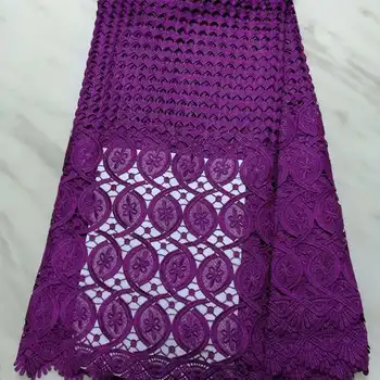 Purple AfricanTulle Lace Fabric High Quality Guipure lace For Wedding Dress 100% cotton With Stones Nigerian Lace Fabrics SAD04
Purple AfricanTulle Lace Fabric High Quality Guipure lace For Wedding Dress 100% cotton With Stones Nigerian Lace Fabrics SAD04