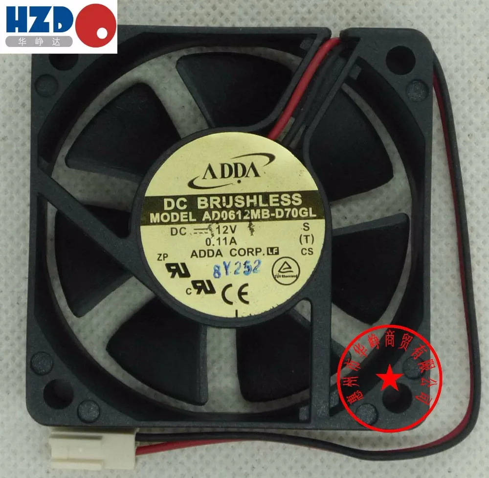 ADDA 6CM 6015 12V 0.11A AD0612MB-D70GL AD0612MB-D76GL AD0612LB D70GL AD0612HB D70GL 2Wire Cooling Fan
ADDA 6CM 6015 12V 0.11A AD0612MB-D70GL AD0612MB-D76GL AD0612LB D70GL AD0612HB D70GL 2Wire Cooling Fan