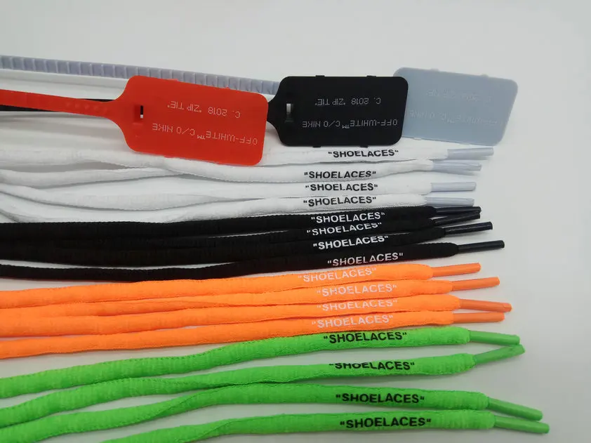 vieruodis Printing "SHOELACES" Zip Tie For ow Replacement Off White "The Ten" shoeslace For Sneakers Boots
vieruodis Printing "SHOELACES" Zip Tie For ow Replacement Off White "The Ten" shoeslace For Sneakers Boots