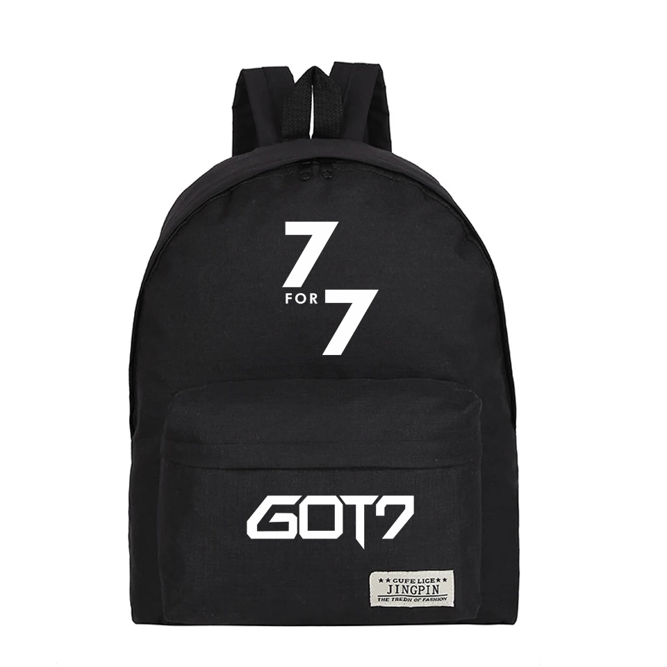 2018 Kpop GOT7 Fashion Backpack Idol Funny mochila Teenager Canvas Hot Sale Girl Boy School bag New arrival harajuku bag 7 For 7
2018 Kpop GOT7 Fashion Backpack Idol Funny mochila Teenager Canvas Hot Sale Girl Boy School bag New arrival harajuku bag 7 For 7