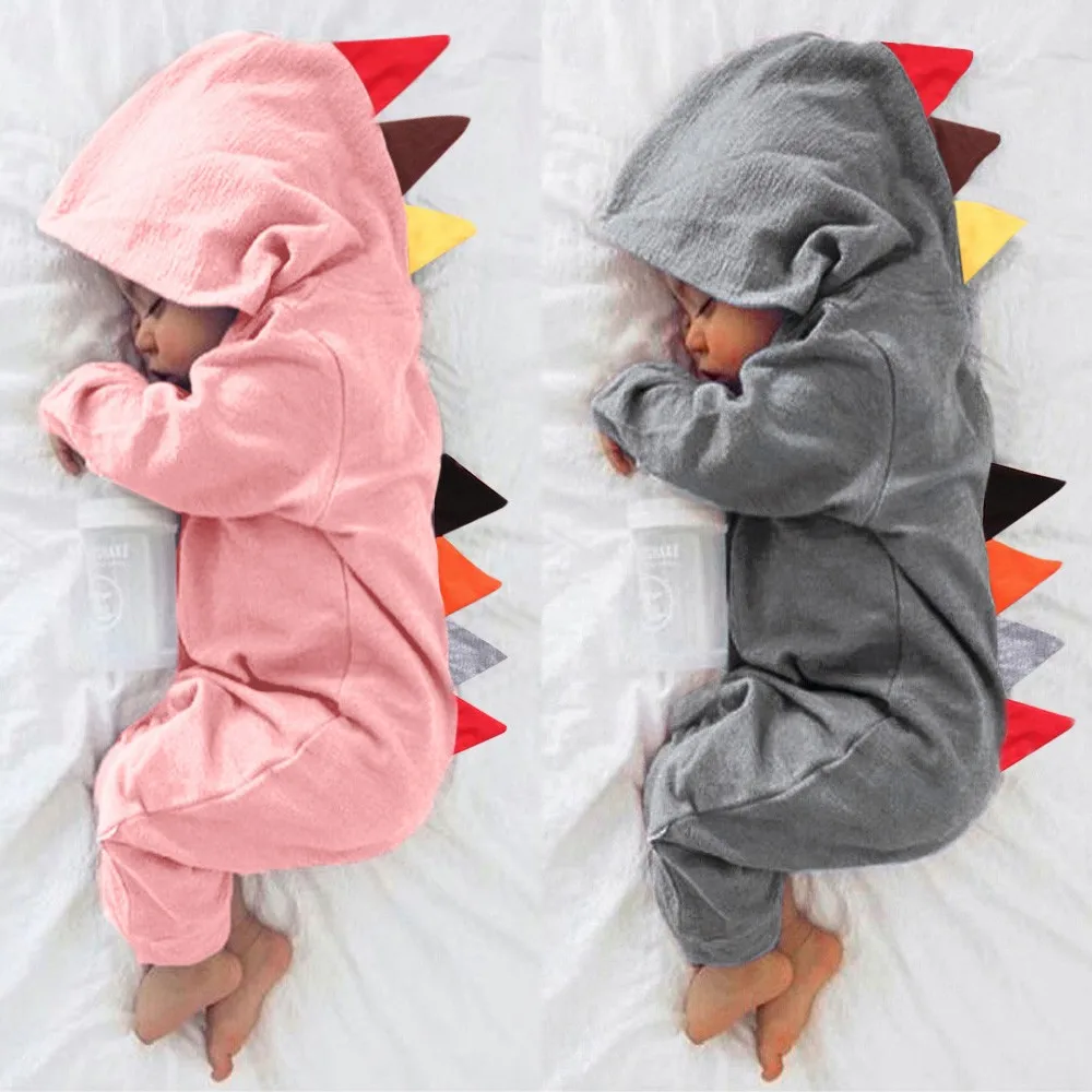 ARLONEET baby romper cartton Newborn Baby Boys Girls Dinosaur Zipper Hooded Romper Jumpsuit Outfits Clothes g0509
ARLONEET baby romper cartton Newborn Baby Boys Girls Dinosaur Zipper Hooded Romper Jumpsuit Outfits Clothes g0509