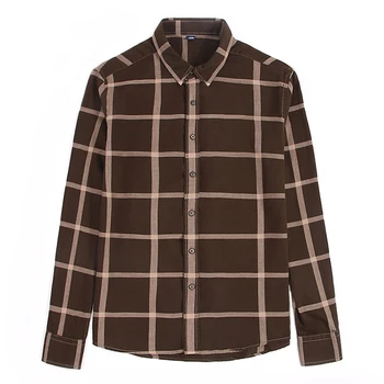 Loldeal Plaid Shirt Spring New Business Fashion Leisure Large Plaid Slim Long-sleeved Shirt Male Clothing Red Brown
Loldeal Plaid Shirt Spring New Business Fashion Leisure Large Plaid Slim Long-sleeved Shirt Male Clothing Red Brown