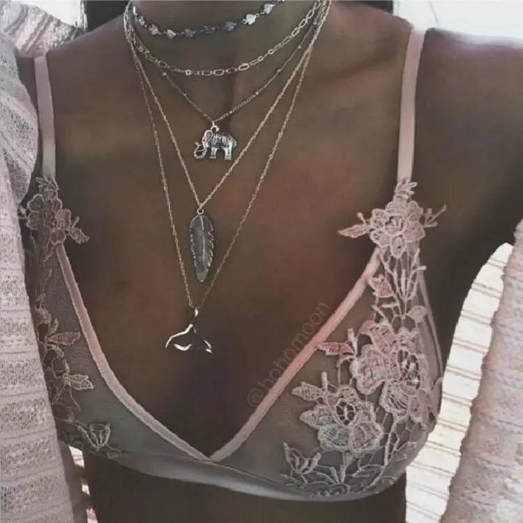 Hot Sale Fashion Multi-element Elephant Fish Tail Feather Pendant Multilayer Long Statement Bohemian Retro Necklace for Women
Hot Sale Fashion Multi-element Elephant Fish Tail Feather Pendant Multilayer Long Statement Bohemian Retro Necklace for Women