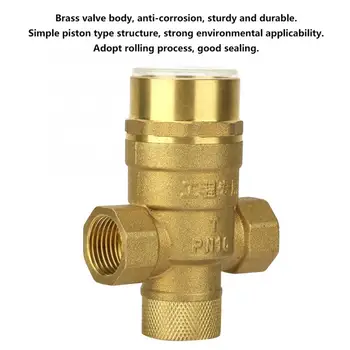 1/2" Brass Water Pressure Reducing Valve Relief Valve With Guage Meter Adjustable Water Hydraulic Instability Purifier
1/2" Brass Water Pressure Reducing Valve Relief Valve With Guage Meter Adjustable Water Hydraulic Instability Purifier