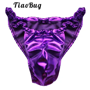 TiaoBug Hot Selling Mens Underwear Briefs Sexy Faux Leather Underwear Low Waist Stretchy Men Short Underpanties Three Color
TiaoBug Hot Selling Mens Underwear Briefs Sexy Faux Leather Underwear Low Waist Stretchy Men Short Underpanties Three Color