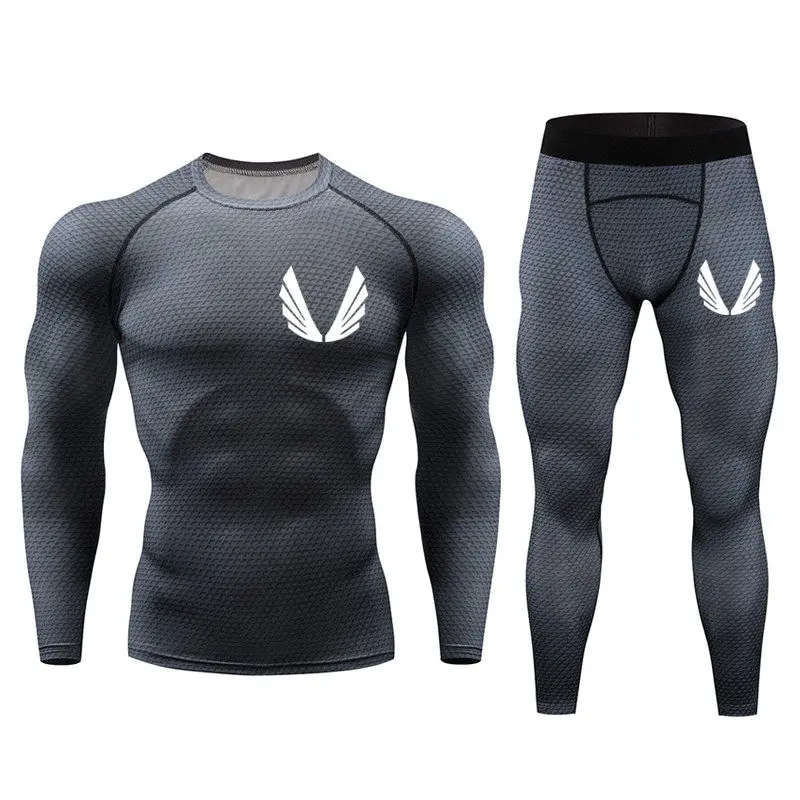 Fitness MMA Running Shirt Men Rashguard Male Long Sleeve T Shirt Crossfit Bodybuilding Men Brand Print 3Drunning sportswear set
Fitness MMA Running Shirt Men Rashguard Male Long Sleeve T Shirt Crossfit Bodybuilding Men Brand Print 3Drunning sportswear set