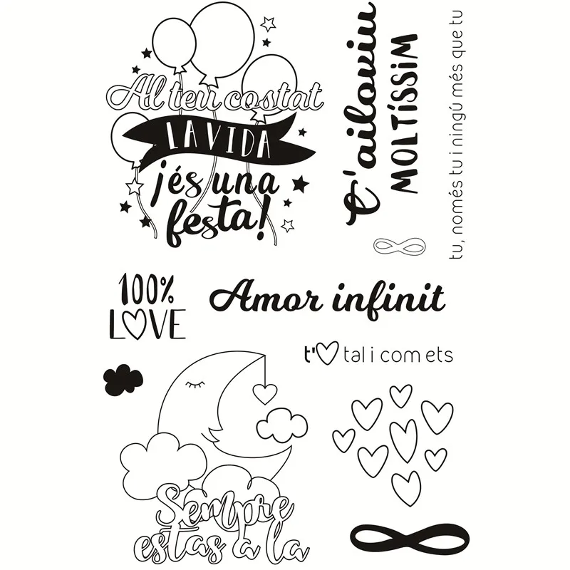 Spanish Clear Stamps for Scrapbooking Tampons Transparents Seal Background Stamp Card Making Diy Boy running
Spanish Clear Stamps for Scrapbooking Tampons Transparents Seal Background Stamp Card Making Diy Boy running