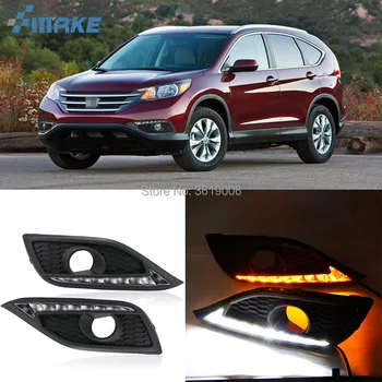 smRKE For Honda CRV 2012-2014 LED DRL Daytime Running Lights Drive White + Yellow Turning Signal
smRKE For Honda CRV 2012-2014 LED DRL Daytime Running Lights Drive White + Yellow Turning Signal