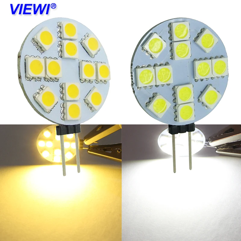 1X lampe g4 led 12v Round Range Hood Lamp Dc 12 volt bulb lights 5050 12 leds Droplight Chandelier Spot light 300 Lumens lamps
1X lampe g4 led 12v Round Range Hood Lamp Dc 12 volt bulb lights 5050 12 leds Droplight Chandelier Spot light 300 Lumens lamps