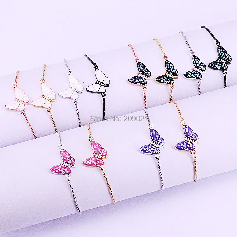 10Pcs Micro Pave CZ Nature Shell Butterfly Connector Charms Bracelet for Women Adjustable Jewelry Gift
10Pcs Micro Pave CZ Nature Shell Butterfly Connector Charms Bracelet for Women Adjustable Jewelry Gift