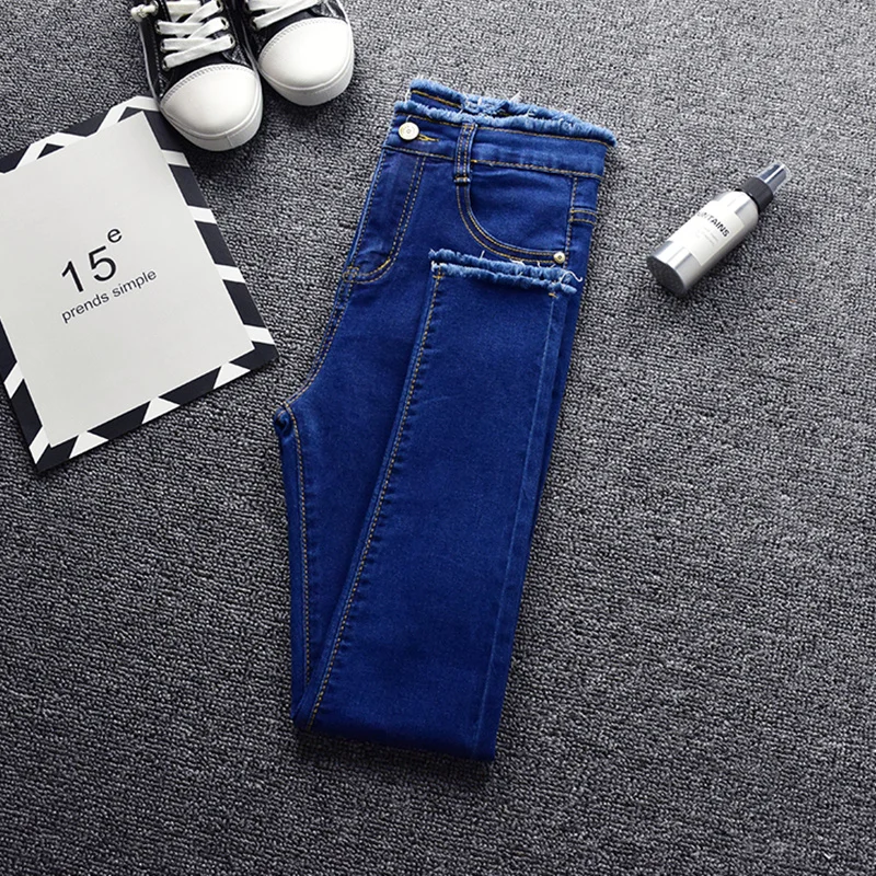 High Waist Jeans For Women Casual Stretch Female Pencil Jeans Lady Vintage Denim Pants Slim Elastic Skinny Trousers 2019 spring
High Waist Jeans For Women Casual Stretch Female Pencil Jeans Lady Vintage Denim Pants Slim Elastic Skinny Trousers 2019 spring