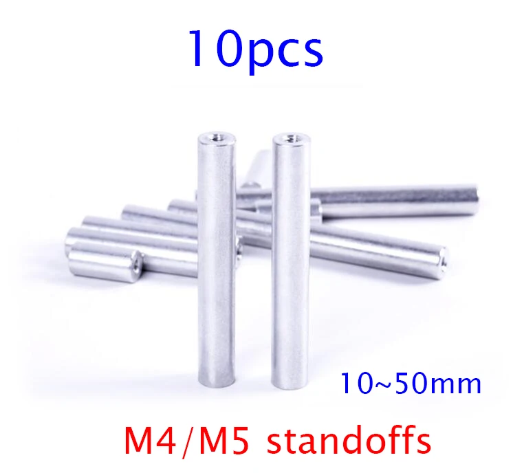 10Pcs M4/M5 Aluminum Standoff Column Pillar with M4/M5 Thread for DIY Model Length 10/12/15/20/25/30/35/37/40/42/45/50mm
10Pcs M4/M5 Aluminum Standoff Column Pillar with M4/M5 Thread for DIY Model Length 10/12/15/20/25/30/35/37/40/42/45/50mm