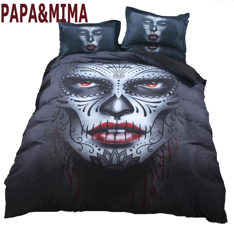 Papa&Mima 3D Quilt Cover Sets guitar Printed 3pc Bedding Set Polyester Bedlinen Black skull
Papa&Mima 3D Quilt Cover Sets guitar Printed 3pc Bedding Set Polyester Bedlinen Black skull