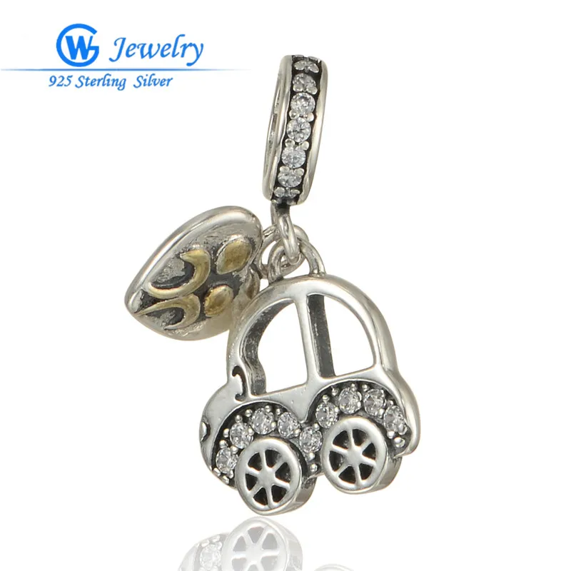 Женский кулон в виде сердца из серебра 925 пробы|car charm|charm heartcharm heart pendant |