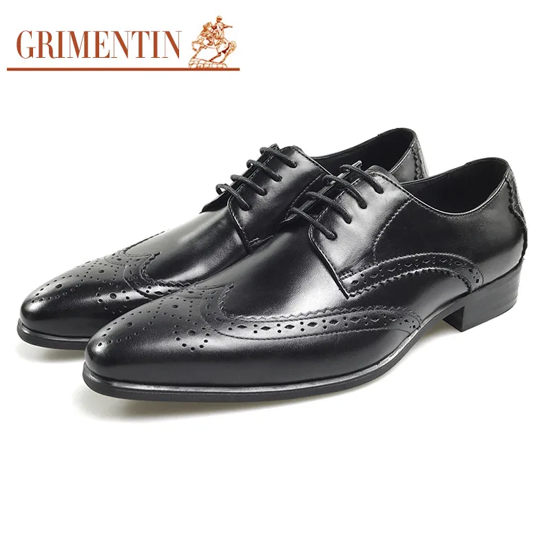 GRIMENTIN business shoes derby leather shoes black italian formal wedding office shoes
GRIMENTIN business shoes derby leather shoes black italian formal wedding office shoes