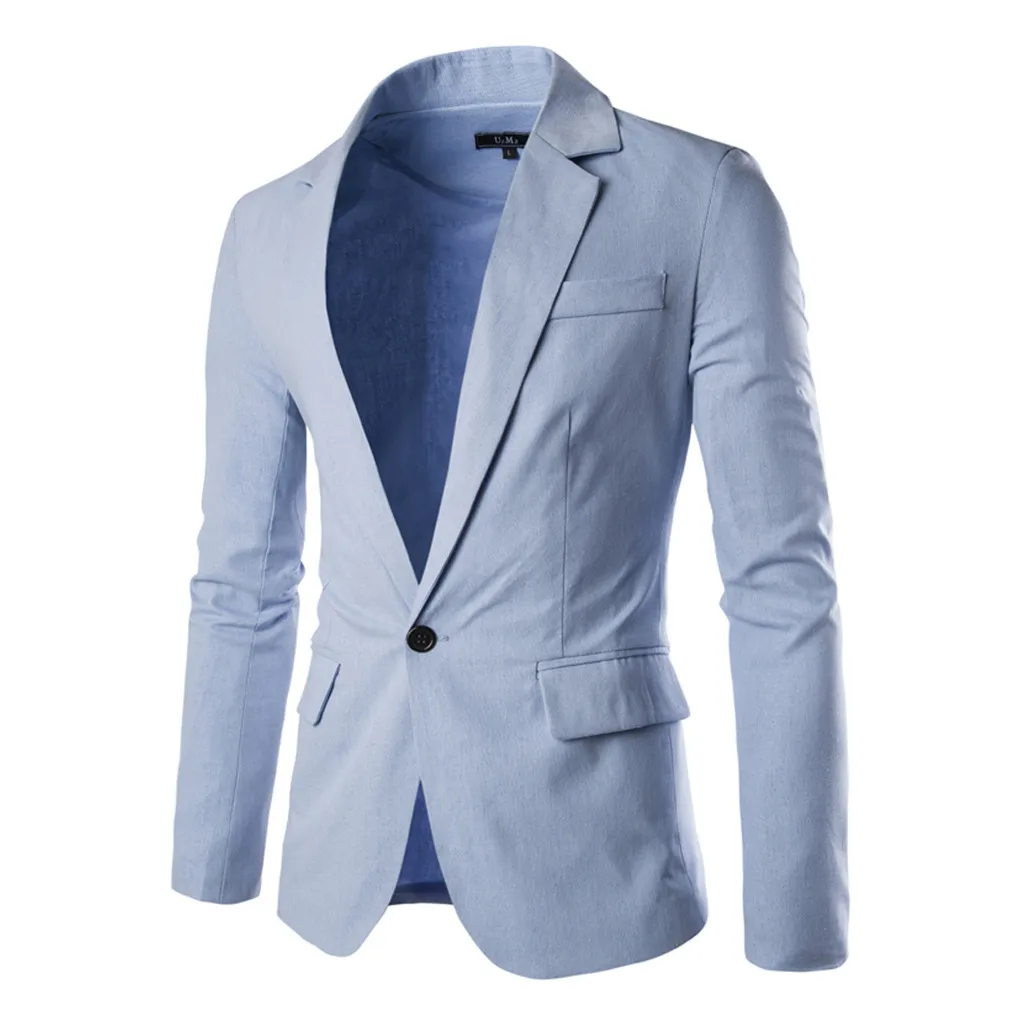 Jacket Coat Men's Stylish Casual Solid Blazer Business Wedding Party Outwear Coat Suit Tops Mens Clothing Outerwear Coat
Jacket Coat Men's Stylish Casual Solid Blazer Business Wedding Party Outwear Coat Suit Tops Mens Clothing Outerwear Coat
